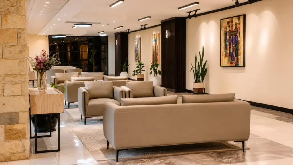 Lobby seating